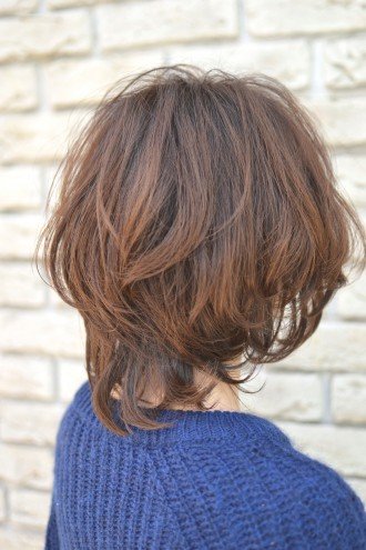 ひし形フォルムのエアリーウルフ|BANGS