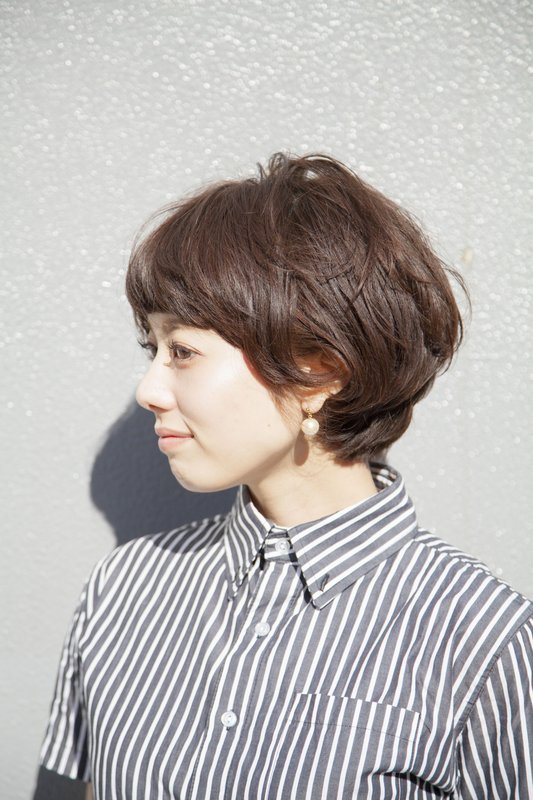 シンプルだけど特別な日にもウケるマッシュショート|kisai BUZZ