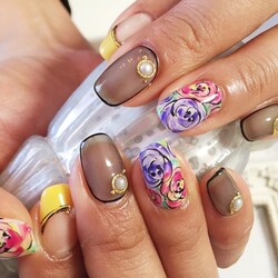 ヴィンテージフラワー|nail salon julique～ジュリーク～