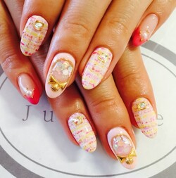 ツイードネイル|nail salon julique～ジュリーク～