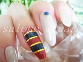 ボーダーnail|ネイルサロン四日市　salone  creare【クレアーレ】