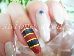 ボーダーnail|ネイルサロン四日市　salone  creare【クレアーレ】