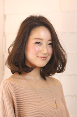 ふんわリッチミディアムボブ|Ａｎａｇｒａｍ