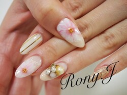 ふんわりガーベラ♪|Ｒｏｎｙ．Ｊ　ネイルサロン＆スクール