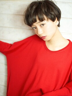 まるいフォルムでコロンと可愛いやんちゃマッシュショ|BEKKU hair salon