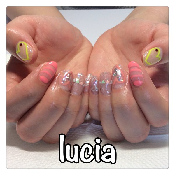 ジェルネイルコース！！！アート・ストーン10本まで|Lucia