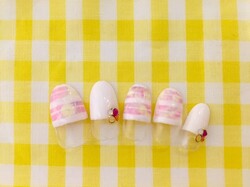 マーブルボーダー|エクセレントネイル　アミュプラザおおいた店