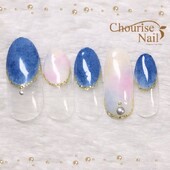 【５月のおすすめ】デニム×タイダイ♡|Chourise Nail*