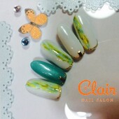 5月定額ジェル☆デザイン1|スパクレエル　ネイル　旭橋店