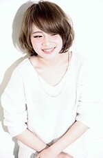 ふんわりカールボブ|HAIR　MAKE　GRACE　元塚店