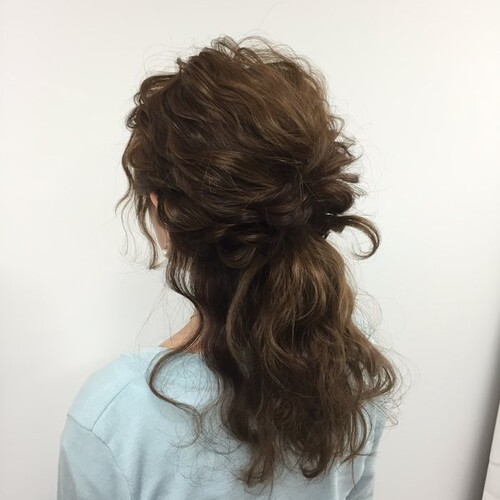 アレンジ（ハーフアップ）