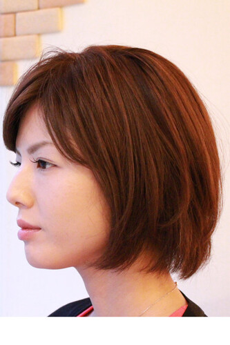 大人かわいいフェミニンボブ