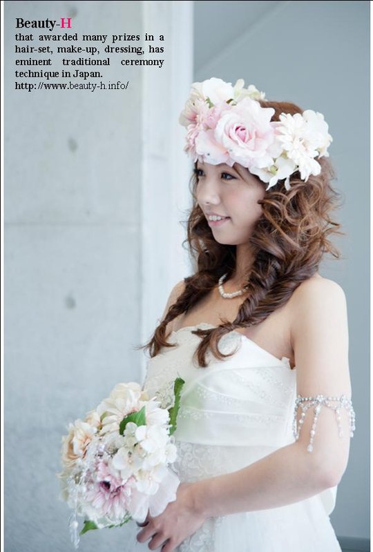 ふんわりウェーブで　愛らしさを出した春ヘアー|エッチ美容室