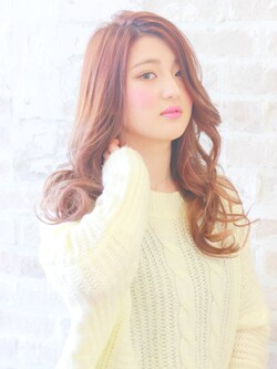 愛されガーリー・ピンクアッシュカラー