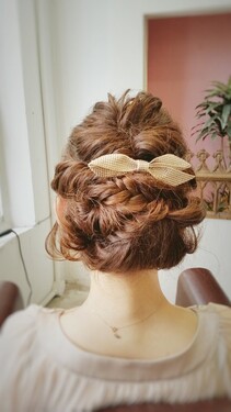 お呼ばれ☆フィッシュボーンアップ♪|eclat hair&amp;beauty