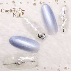 【７月のおすすめ】クリアシェルネイル