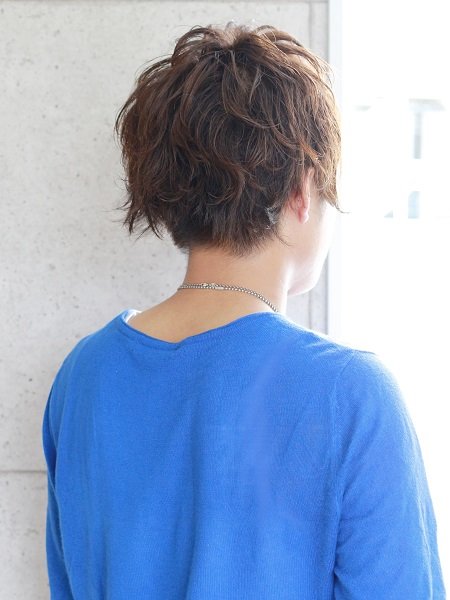 メンズ2ブロックパーマ・オムスモーキー|Wiz志津・ユーカリが丘店