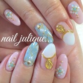 ターコイズネイル|nail salon julique～ジュリーク～