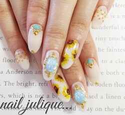 ヒマワリ|nail salon julique～ジュリーク～