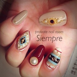 エスニック風|滋賀＊大津 PrivateNailRoom〜Siempre〜