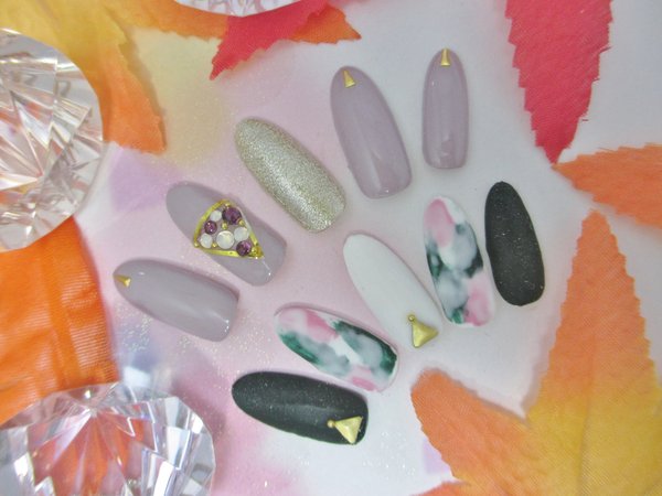 スモーキートライアングル　＆　スモーキーアート|ネイリッシュクラブ　新宿東口店