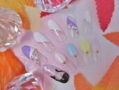 コスモスフレンチ　＆　ネコ　5800円|ネイリッシュクラブ　新宿東口店