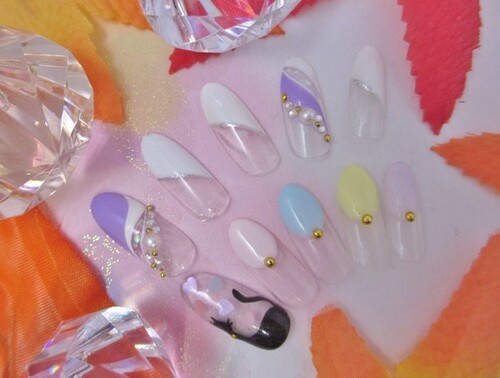 コスモスフレンチ　＆　ネコ　5800円