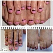 ハンド＆フット　お揃いデザイン フットナ②|nails nao