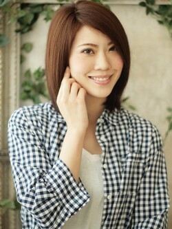 ふんわりフォルムのニュアンスボブで、大人っぽく。