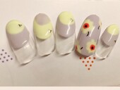 ゆるふわカラー&amp;アートの北欧ネイル|エクセレントネイル　アミュプラザおおいた店
