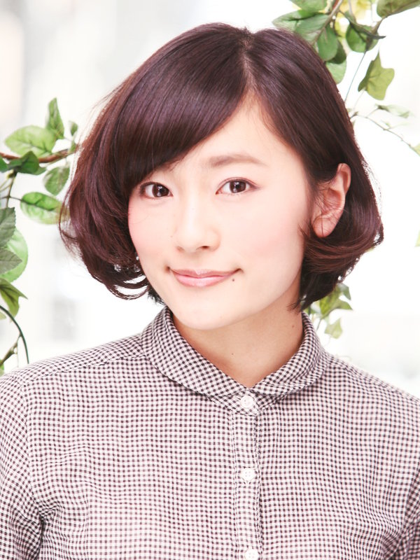 レトロな雰囲気がお似合いの耳かけ内巻きボブ|美容室　コミュニティサロン と和　巣鴨店