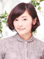 レトロな雰囲気がお似合いの耳かけ内巻きボブ|美容室　コミュニティサロン と和　巣鴨店