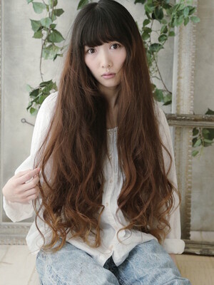 スーパーロングミックス巻きでオリエンタルな美女 美容室 コミュニティサロン と和 巣鴨店 ビヨウシツコミュニティサロントワスガモテン 東京都 巣鴨 の髪型 ヘアスタイルカタログ ビューティーパーク