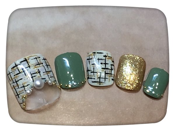 秋ツィードネイル☆|エクセレントネイル　アミュプラザおおいた店