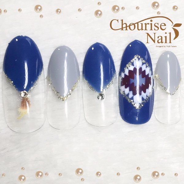 フォークロア調アート|Chourise Nail*