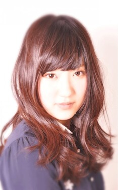 斜めバングの☆ヌーディーグラデーションカラー☆