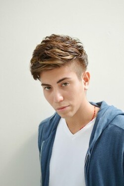 ツーブロックショート