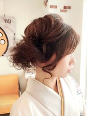 和風ゆるふわ編み込みヘア|Infini-Y’s　ウェルディ長泉店