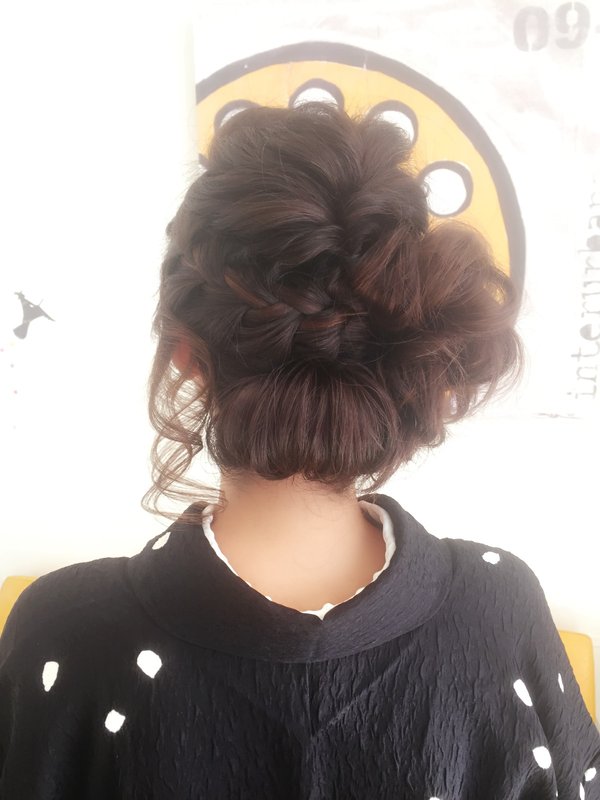 和服でゆるふわヘアセット|Infini-Y’s　ウェルディ長泉店