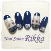 ノルディック柄②|Nail  Salon Rikka