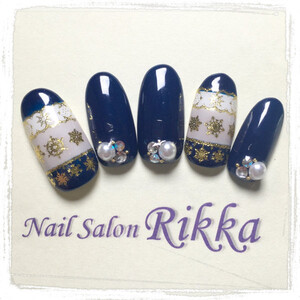 ノルディック柄 Nail Salon Rikka ネイルサロンリッカ 茨城県 古河 のネイルデザインカタログ ビューティーパーク