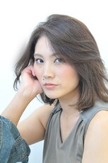 伸ばしかけミディアムボブ|Hair Salon alotta 長浦店