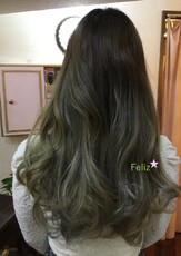 スノー プラチナシルバー グラデーション☆フェリス|feliz