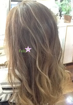 ハイライトMix 外国人風ベージュ《フェリス》