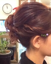 ピンクブラウンカラー ヘアアレンジ☆feliz|feliz