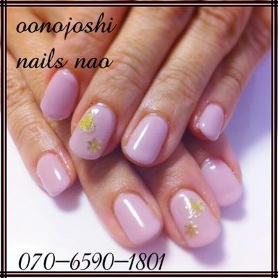 パープルピンクの謹賀新年ネイル|nails nao