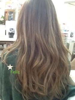 グラデーション外国人風ヘア《フェリス》ベージュ