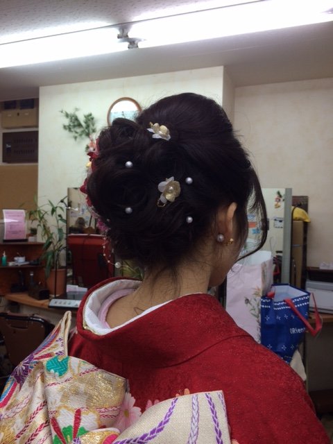 バックでカールアップ|HAIR ESTHESALON AONO