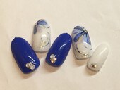 和フラワーネイル|エクセレントネイル　アミュプラザおおいた店