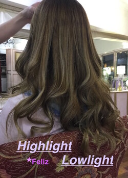 外国人風ブロンドベージュ☆ハイライトカラー